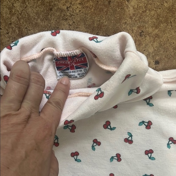 Kids' Floral Long Sleeve Turtleneck - Picture 3 of 3